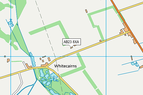 AB23 8XA map - OS VectorMap District (Ordnance Survey)
