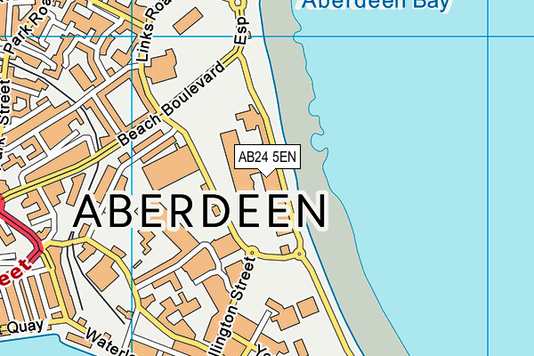 AB24 5EN map - OS VectorMap District (Ordnance Survey)