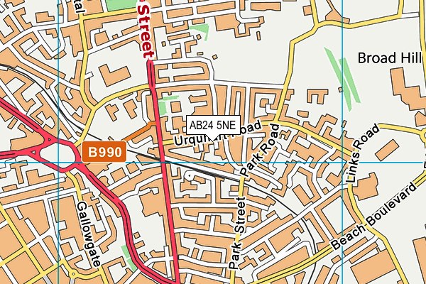 AB24 5NE map - OS VectorMap District (Ordnance Survey)