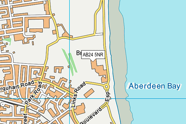 AB24 5NR map - OS VectorMap District (Ordnance Survey)