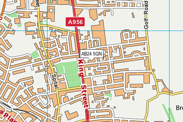 AB24 5QN map - OS VectorMap District (Ordnance Survey)