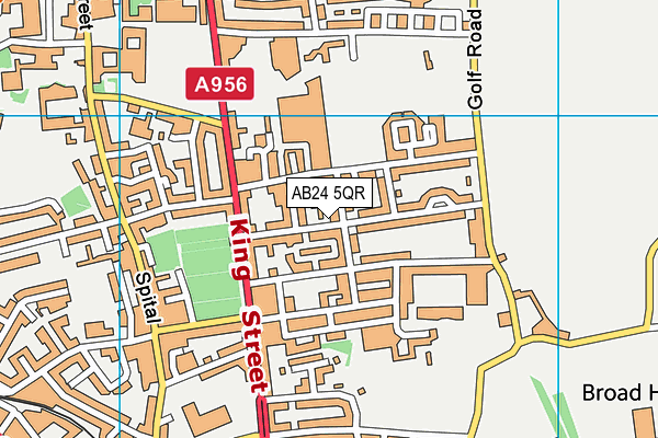 AB24 5QR map - OS VectorMap District (Ordnance Survey)