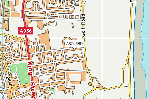 AB24 5RD map - OS VectorMap District (Ordnance Survey)