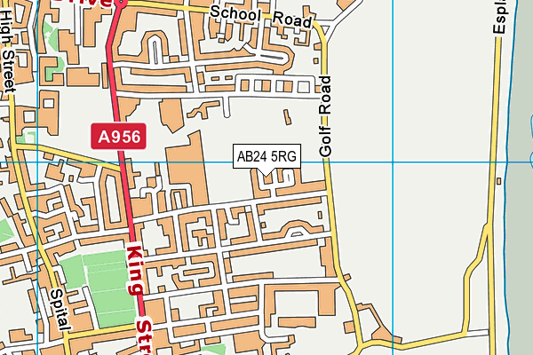 AB24 5RG map - OS VectorMap District (Ordnance Survey)