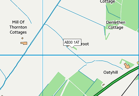 AB30 1AT map - OS VectorMap District (Ordnance Survey)
