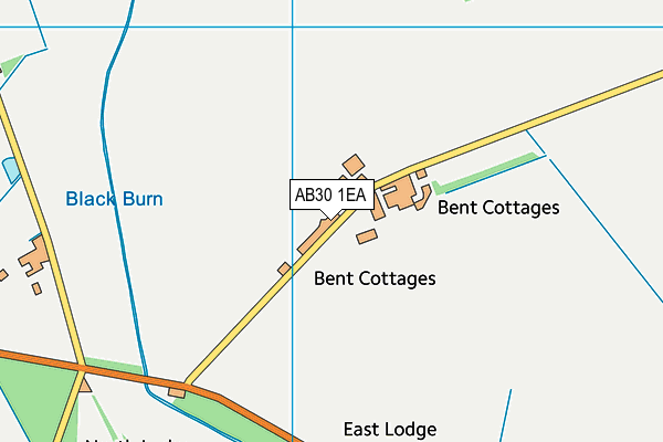 AB30 1EA map - OS VectorMap District (Ordnance Survey)