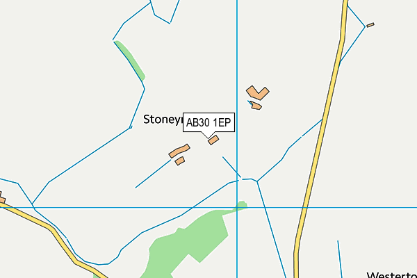 AB30 1EP map - OS VectorMap District (Ordnance Survey)