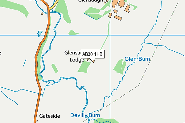 AB30 1HB map - OS VectorMap District (Ordnance Survey)