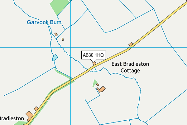 AB30 1HQ map - OS VectorMap District (Ordnance Survey)