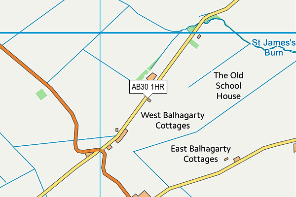 AB30 1HR map - OS VectorMap District (Ordnance Survey)