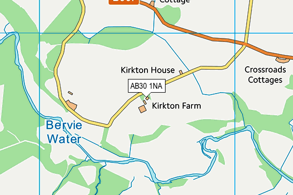 AB30 1NA map - OS VectorMap District (Ordnance Survey)