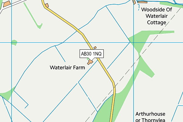 AB30 1NQ map - OS VectorMap District (Ordnance Survey)
