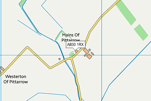 AB30 1RX map - OS VectorMap District (Ordnance Survey)