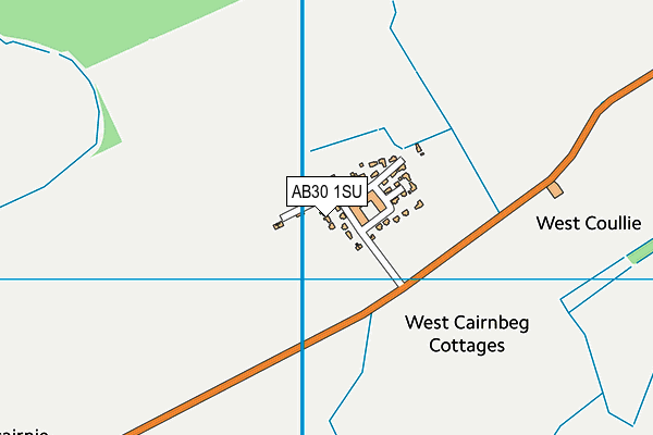 AB30 1SU map - OS VectorMap District (Ordnance Survey)