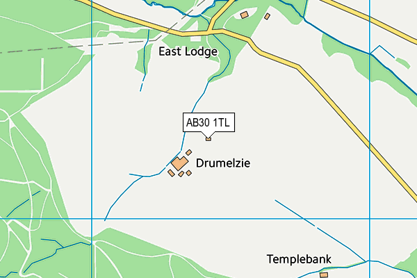 AB30 1TL map - OS VectorMap District (Ordnance Survey)