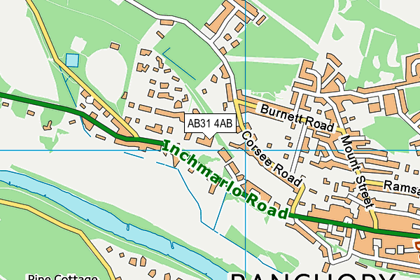 AB31 4AB map - OS VectorMap District (Ordnance Survey)