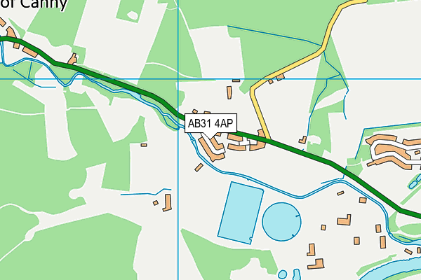 AB31 4AP map - OS VectorMap District (Ordnance Survey)