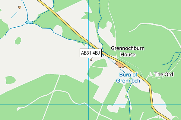 AB31 4BJ map - OS VectorMap District (Ordnance Survey)