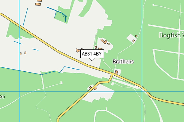 AB31 4BY map - OS VectorMap District (Ordnance Survey)