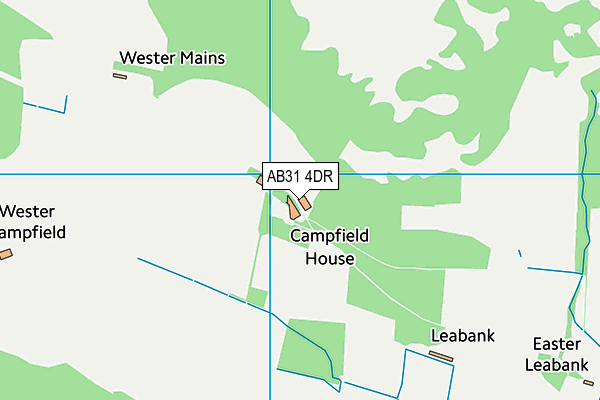 AB31 4DR map - OS VectorMap District (Ordnance Survey)