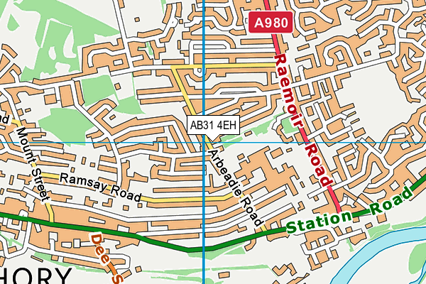 AB31 4EH map - OS VectorMap District (Ordnance Survey)