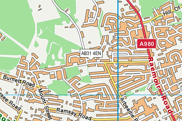AB31 4EN map - OS VectorMap District (Ordnance Survey)