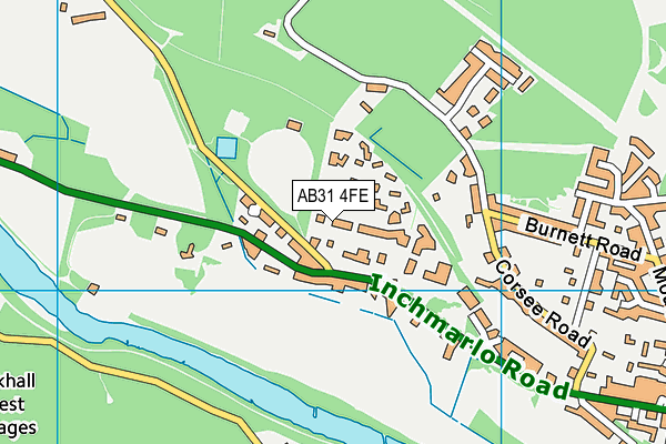 AB31 4FE map - OS VectorMap District (Ordnance Survey)