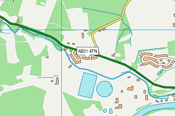 AB31 4FN map - OS VectorMap District (Ordnance Survey)