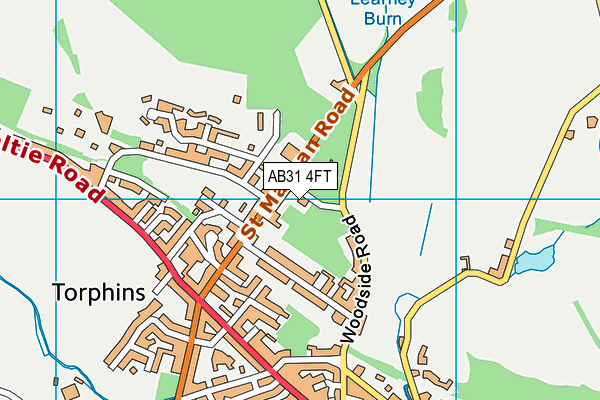 AB31 4FT map - OS VectorMap District (Ordnance Survey)