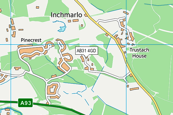 AB31 4GD map - OS VectorMap District (Ordnance Survey)