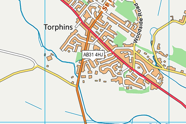 AB31 4HJ map - OS VectorMap District (Ordnance Survey)