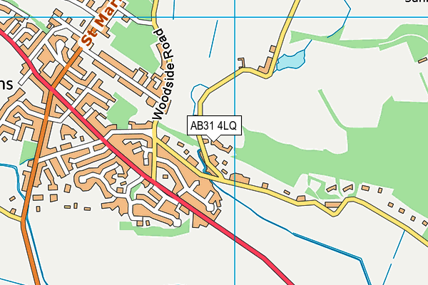 AB31 4LQ map - OS VectorMap District (Ordnance Survey)