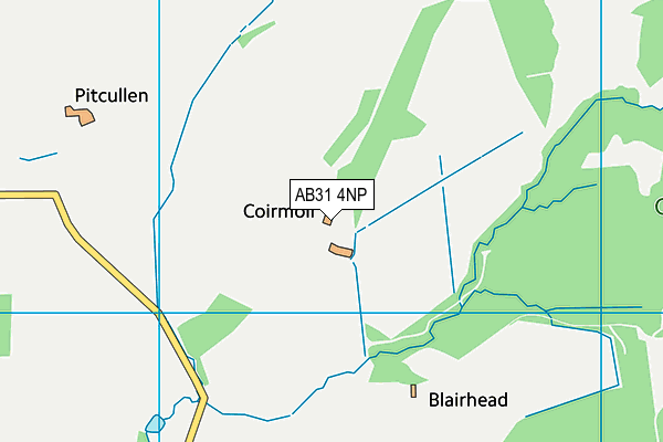 AB31 4NP map - OS VectorMap District (Ordnance Survey)