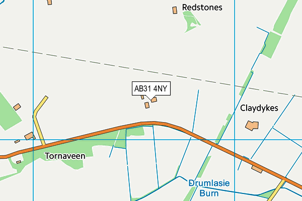 AB31 4NY map - OS VectorMap District (Ordnance Survey)