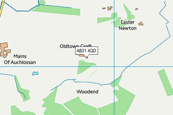 AB31 4QD map - OS VectorMap District (Ordnance Survey)