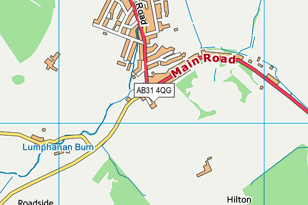 AB31 4QG map - OS VectorMap District (Ordnance Survey)