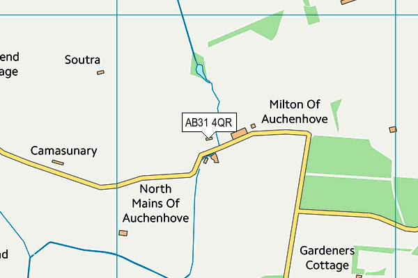 AB31 4QR map - OS VectorMap District (Ordnance Survey)