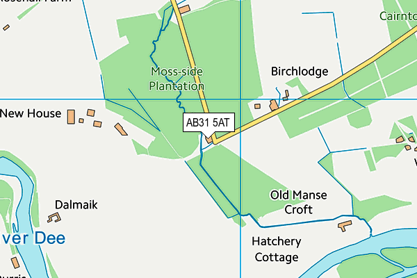 AB31 5AT map - OS VectorMap District (Ordnance Survey)