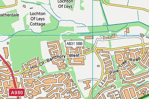 AB31 5BB map - OS VectorMap District (Ordnance Survey)