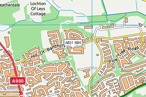 AB31 5BH map - OS VectorMap District (Ordnance Survey)