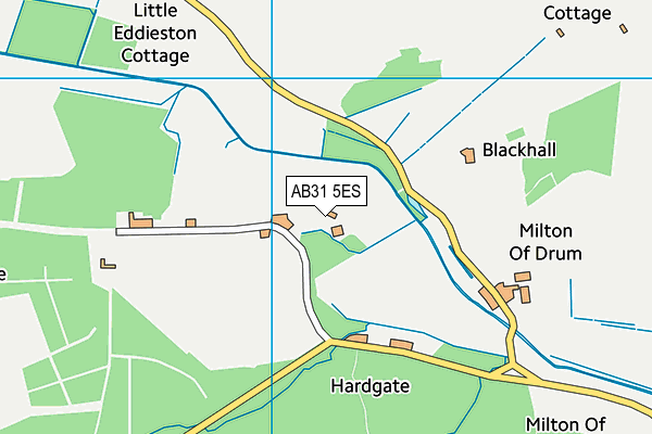 AB31 5ES map - OS VectorMap District (Ordnance Survey)
