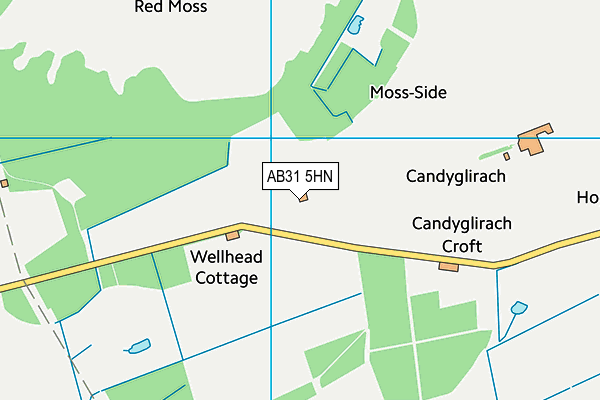 AB31 5HN map - OS VectorMap District (Ordnance Survey)