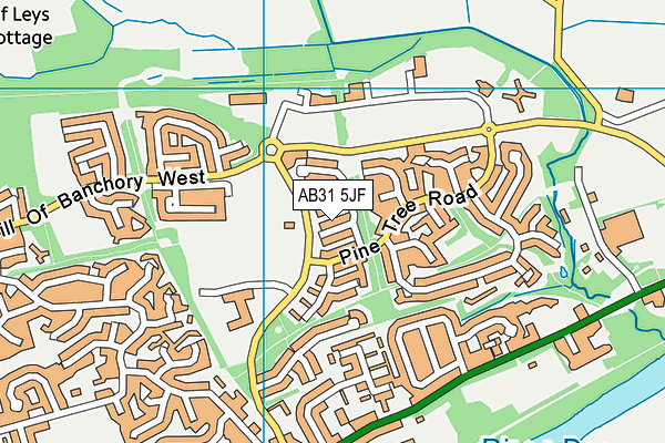 AB31 5JF map - OS VectorMap District (Ordnance Survey)