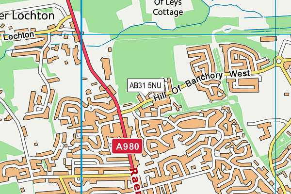 AB31 5NU map - OS VectorMap District (Ordnance Survey)
