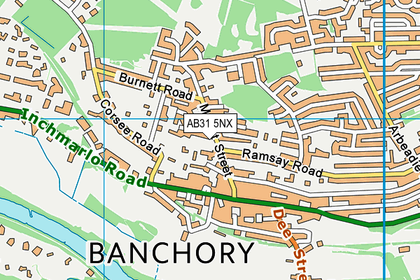 AB31 5NX map - OS VectorMap District (Ordnance Survey)