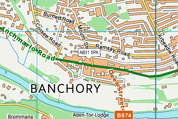 AB31 5PA map - OS VectorMap District (Ordnance Survey)