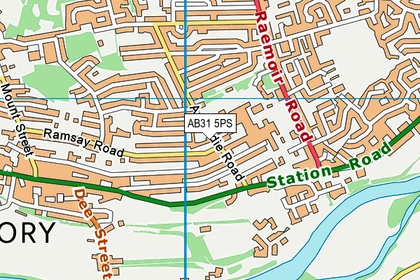 AB31 5PS map - OS VectorMap District (Ordnance Survey)