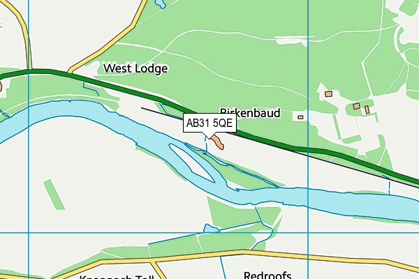AB31 5QE map - OS VectorMap District (Ordnance Survey)