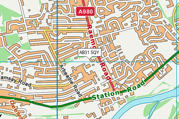 AB31 5QY map - OS VectorMap District (Ordnance Survey)