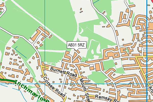 AB31 5RZ map - OS VectorMap District (Ordnance Survey)